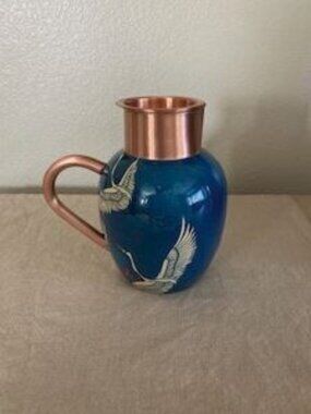 The legend of the Cranes Copper Jug